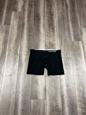Tommy John Men's Black Boxer Briefs